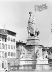 Dante Alighieri Statue c.1900, Florence