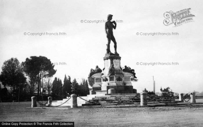 Photo of Florence, David, Piazzale Michelangelo c.1910