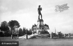 David, Piazzale Michelangelo c.1910, Florence