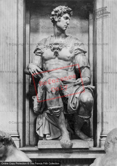 Photo of Florence, Medici Chapel, Giuliano De' Medici c.1910