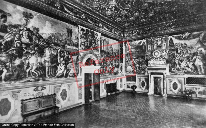 Photo of Florence, Palazzo Vecchio, Audience Chamber c.1910