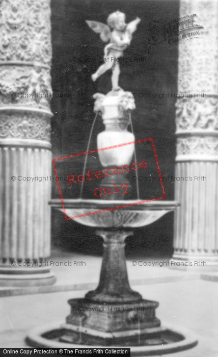 Photo of Florence, Palazzo Vecchio, Courtyard, Putto With Dolphin Fountain c.1910
