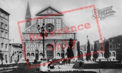 Piazza And Basilica Of Santa Maria Novella c.1910, Florence