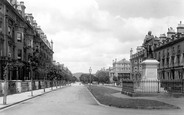 Clifton Gardens And The Harvey Statue 1895, Folkestone