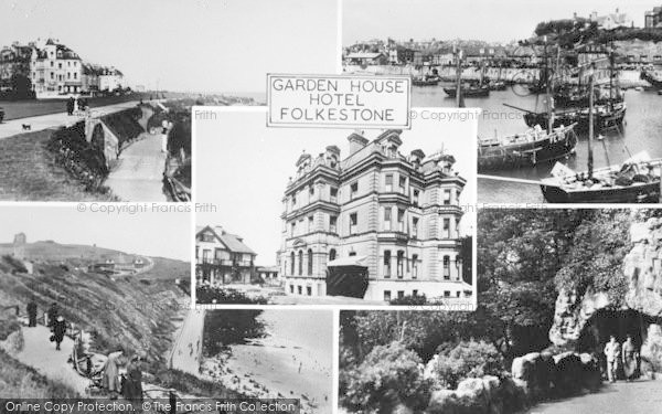 Photo of Folkestone, Composite c.1955
