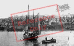 Fishing Boat In The Harbour 1887, Folkestone
