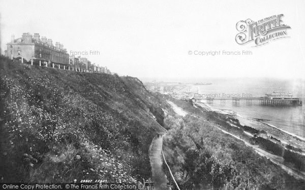 Photo of Folkestone, From Sandgate Road 1892