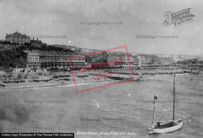 Photo of Folkestone, From The Pier 1901