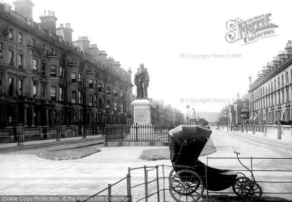 Photo of Folkestone, Harvey Statue 1887