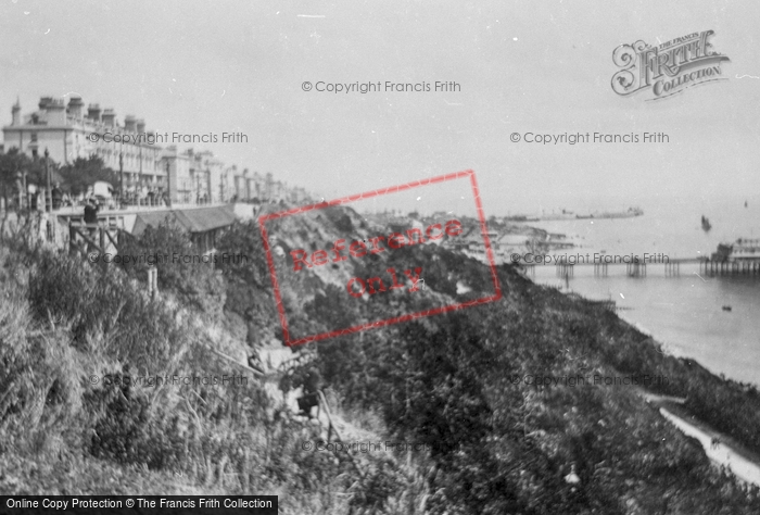 Photo of Folkestone, Leas And New Shelter 1897
