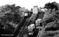 Leas Lifts And The Upper Station c.1965, Folkestone