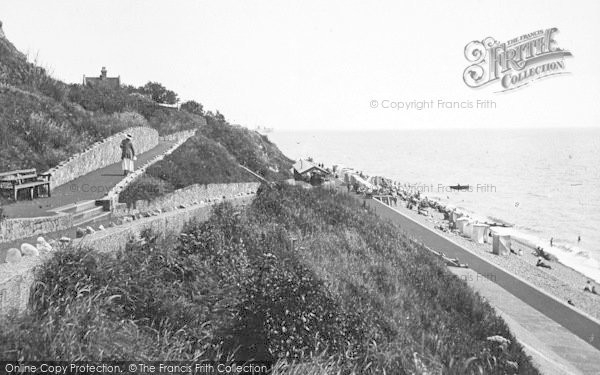 Photo of Folkestone, Marine Promenade West 1918