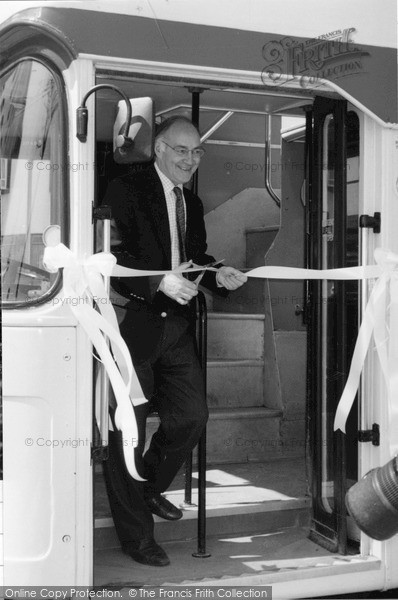 Photo of Folkestone, Michael Howard Opening Tour Bus 2004