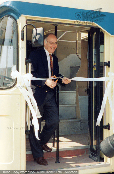 Photo of Folkestone, Michael Howard Opening Tour Bus 2004