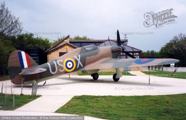Folkestone, Plane At The Battle Of Britain Memorial, Capel-Le-Ferne 2004