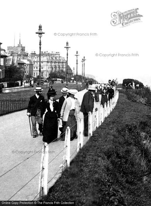 Photo of Folkestone, Promenading 1906