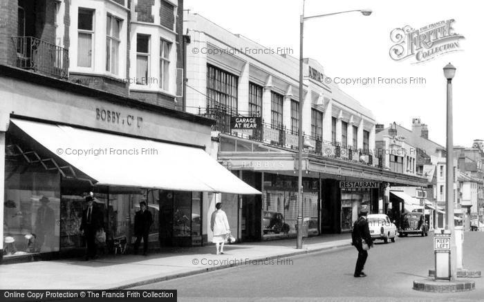 Photo of Folkestone, Sandgate Road, Bobby's Department Store c.1965
