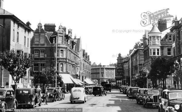 Photo of Folkestone, Sandgate Road c.1954