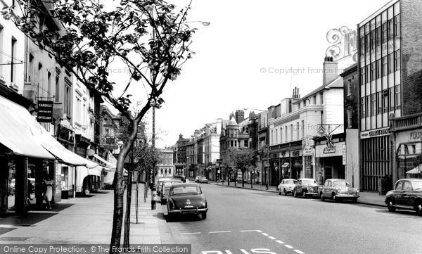 Photo of Folkestone, Sandgate Road c.1965