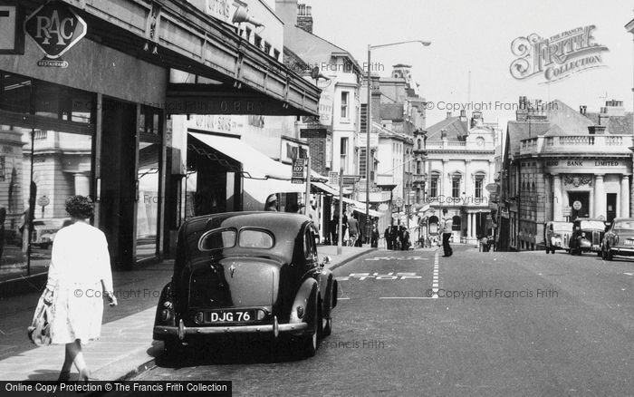 Photo of Folkestone, Sandgate Road c.1965