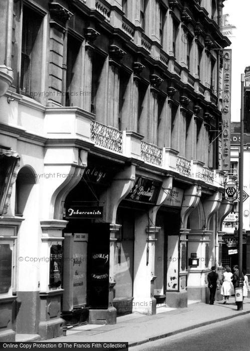 Photo of Folkestone, Sandgate Road, Queens Hotel c.1965