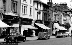 Sandgate Road, Shops c.1965, Folkestone