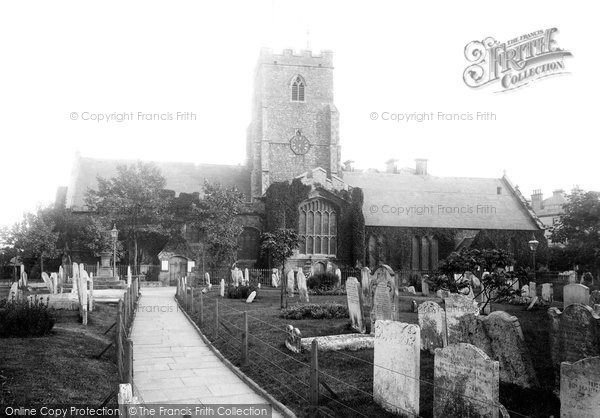 Photo of Folkestone, St Mary's And St Eanswythe's Church 1892