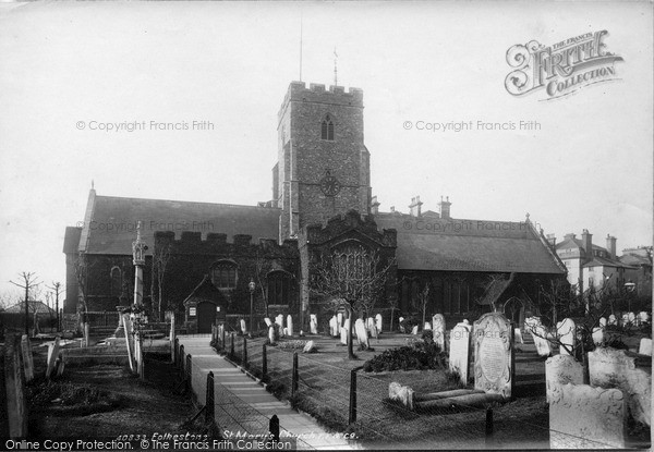 Photo of Folkestone, St Mary's Church 1898