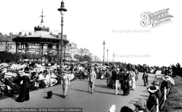 Photo of Folkestone, The Bandstand 1912