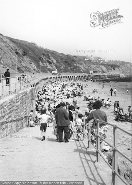 Photo of Folkestone, The Beach c.1960