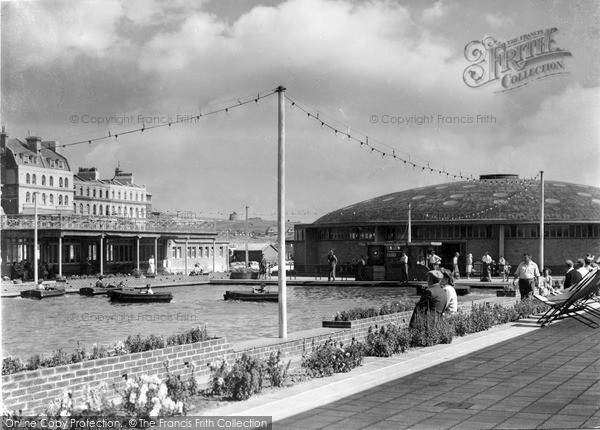 Photo of Folkestone, The Boating Lake c.1950