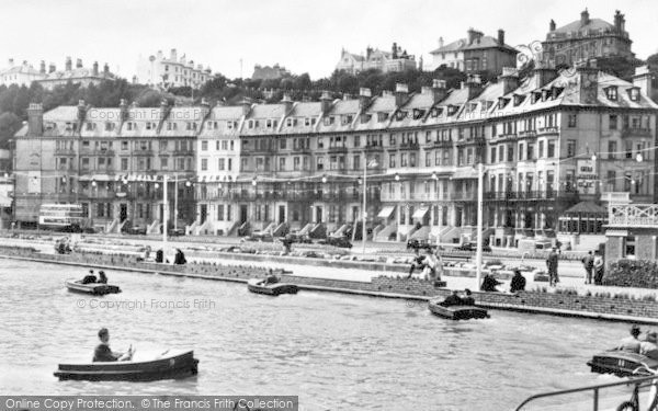 Photo of Folkestone, The Boating Pool And Marine Terrace c.1950