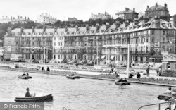 The Boating Pool And Marine Terrace c.1950, Folkestone