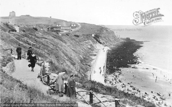 Photo of Folkestone, The East Cliff And Promenade c.1950