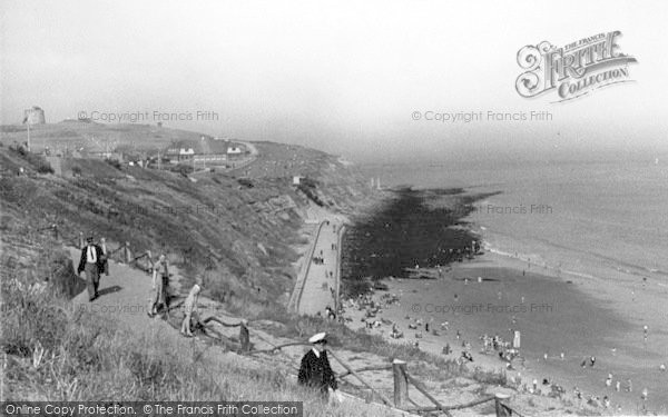 Photo of Folkestone, The East Cliff c.1950