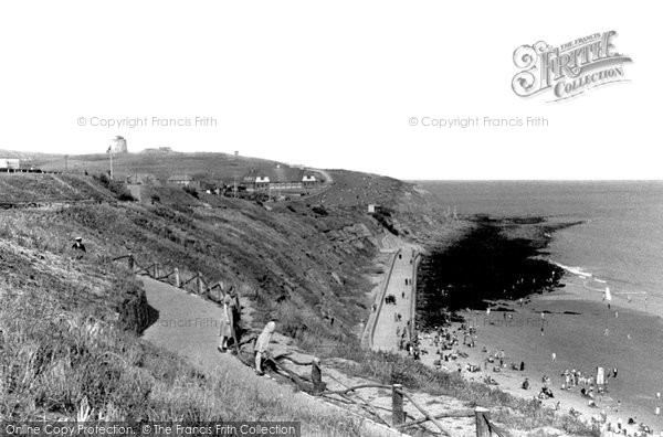 Photo of Folkestone, The East Cliff c.1955