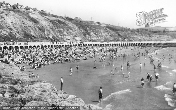 Photo of Folkestone, The East Cliff Sands c.1950
