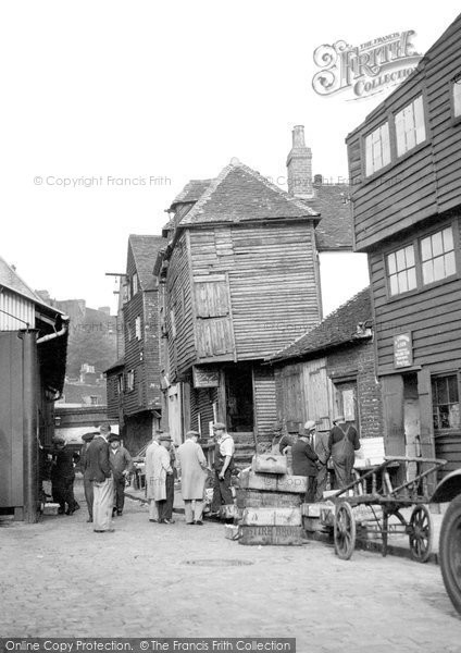 Photo of Folkestone, The Fish Market c.1955