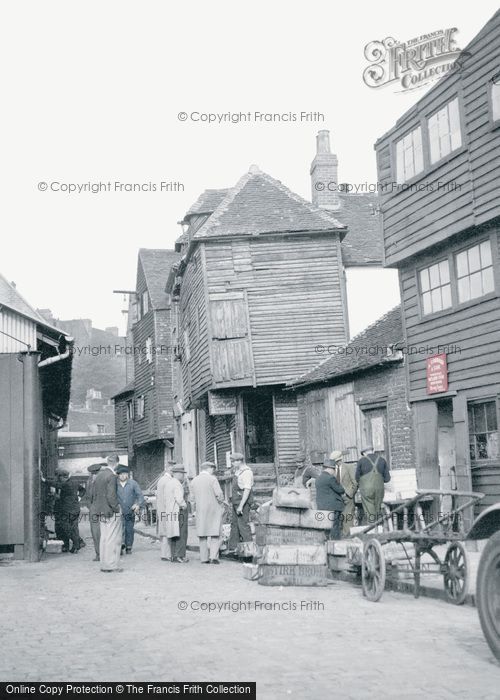 Photo of Folkestone, The Fish Market c.1955