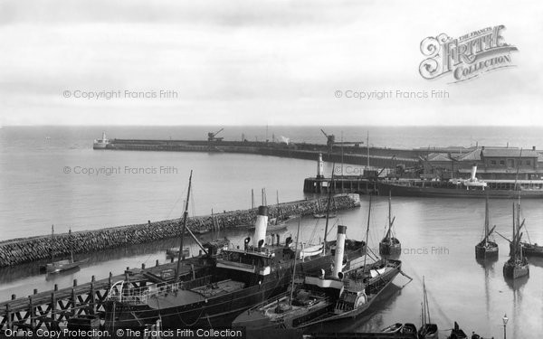 Photo of Folkestone, The Harbour 1906