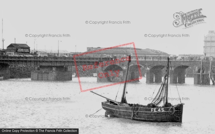 Photo of Folkestone, The Harbour, A Fishing Boat c.1960