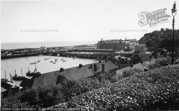 Photo of Folkestone, The Harbour From St Andrew's c.1955