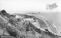 The Harbour From The Leas c.1965, Folkestone