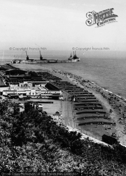 Photo of Folkestone, The Harbour From The Leas c.1965