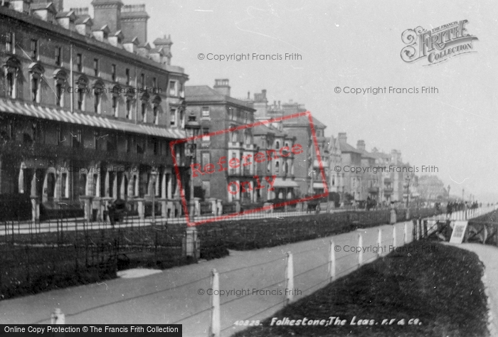 Photo of Folkestone, The Leas 1898