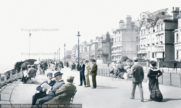 Photo of Folkestone, The Leas 1901