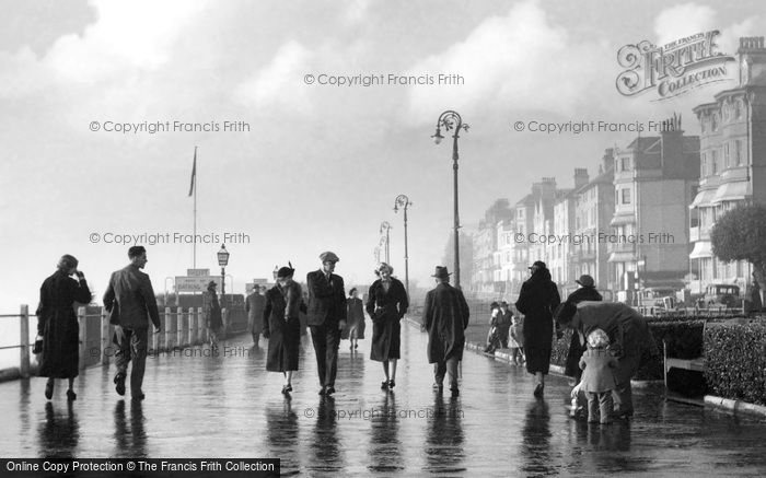 Photo of Folkestone, The Leas After The Storm c.1940