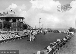 The Leas And Bandstand c.1950, Folkestone