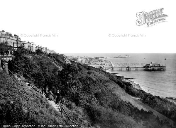 Photo of Folkestone, The Leas And Piers 1912