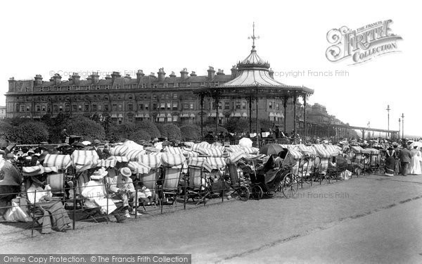 Photo of Folkestone, The Leas Bandstand 1901